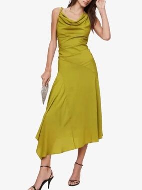 NWT Banana Republic Crepe Twisted Shoulder Dress